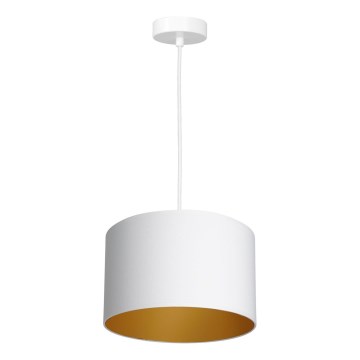 Deckenleuchte an Kabel ARDEN 1xE27/60W/230V Ø 25 cm Weiß/Gold