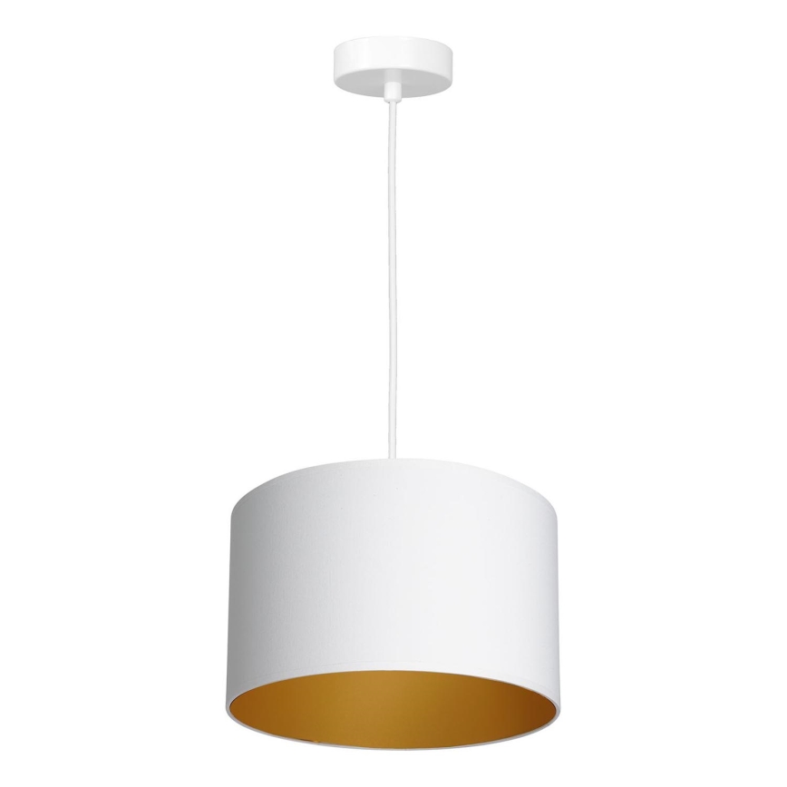 Deckenleuchte an Kabel ARDEN 1xE27/60W/230V Ø 25 cm Weiß/Gold