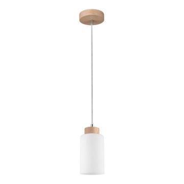 Deckenleuchte an Kabel BOSCO 1xE27/60W/230V Eiche