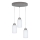 Deckenleuchte an Kabel KARLA 3xE27/60W/230V Beton