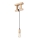 Deckenleuchte an Kabel LEON 1xE27/60W/230V Buche