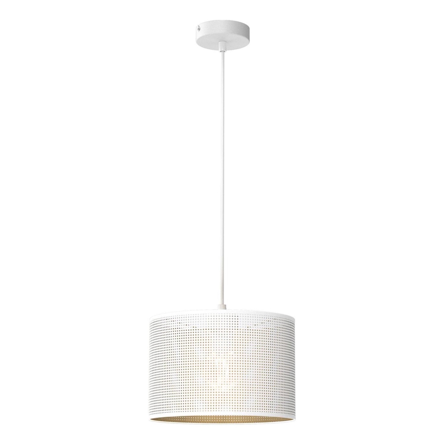 Deckenleuchte an Kabel LOFT SHADE 1xE27/60W/230V Ø 25 cm Weiß/Gold