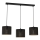 Deckenleuchte an Kabel LOFT SHADE 3xE27/60W/230V schwarz/gold