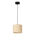 Deckenleuchte an Kabel RATTAN 1xE27/60W/230V Ø 18 cm Rattan