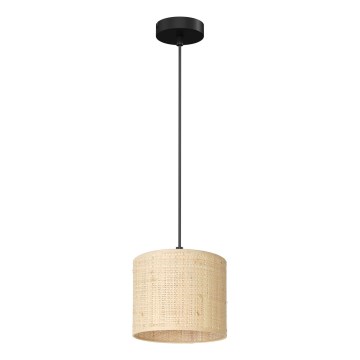 Deckenleuchte an Kabel RATTAN 1xE27/60W/230V Ø 18 cm Rattan