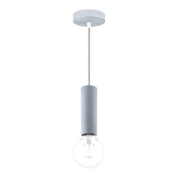 Deckenleuchte an Kabel SAGA 1xE27/40W/230V grau