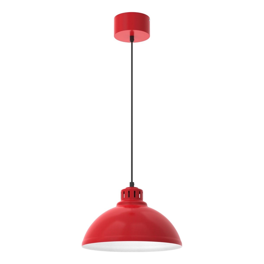 Deckenleuchte an Kabel SVEN 1xE27/15W/230V rot