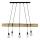 Deckenleuchte an Kabel TRABO 5xE27/60W/230V Kiefer