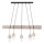 Deckenleuchte an Kabel TRABO 5xE27/60W/230V Kiefer