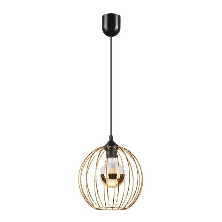 Deckenleuchte an Kabel ZOYA 1xE27/60W/230V goldfarben