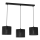 Deckenleuchte an Seil LOFT SHADE 3xE27/60W/230V schwarz