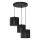 Deckenleuchte an Seil LOFT SHADE 3xE27/60W/230V schwarz
