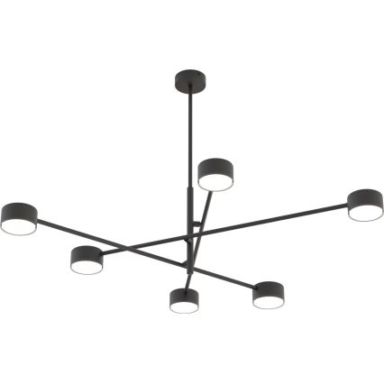Deckenleuchte an Stange NATSU 6xGX53/12W/230V schwarz