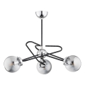 Deckenleuchte an Stange SAGITO 3xE14/10W/230V glänzendes Chrom