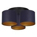 Deckenleuchte ARDEN aufbauend 3xE27/60W/230V lila/gold