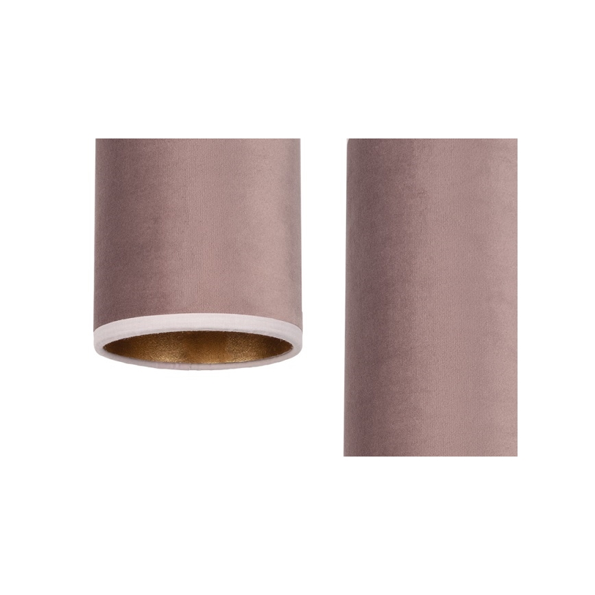 Deckenleuchte an Seil AVALO 2xE27/60W/230V Spinne rosa/kupferfarben