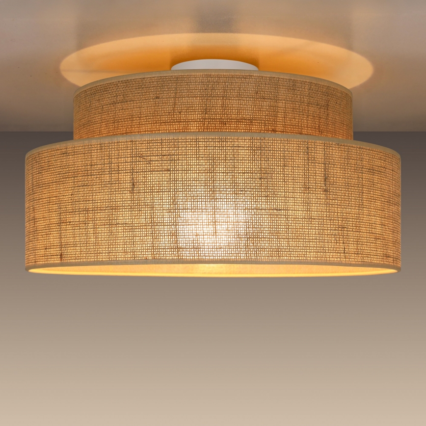 Deckenleuchte BOHO 1xE27/60W/230V d 40 cm beige