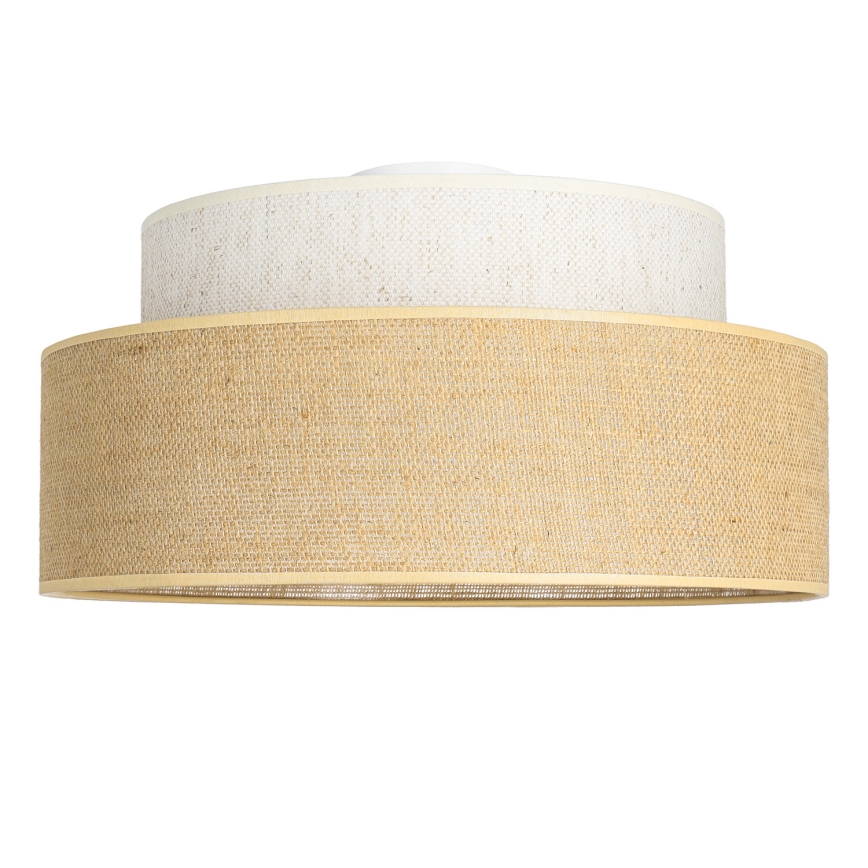 Deckenleuchte BOHO 1xE27/60W/230V d 40 cm cremefarben/beige