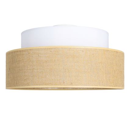 Deckenleuchte BOHO 1xE27/60W/230V d 40 cm weiß/beige