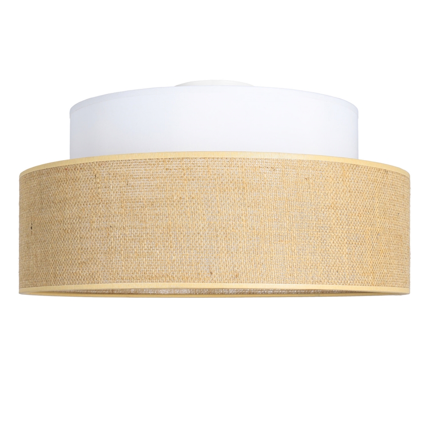 Deckenleuchte BOHO 1xE27/60W/230V d 40 cm weiß/beige