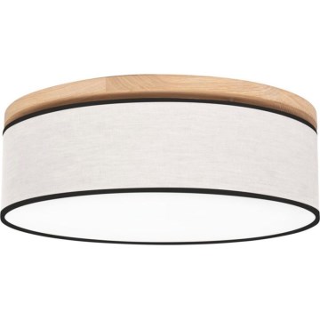 Deckenleuchte BOHO 3xE27/25W/230V Ø 48 cm Eiche