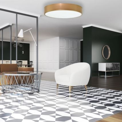 Deckenleuchte CLEO 6xE27/24W/230V d. 80 cm gold