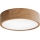 Deckenleuchte CLEO für Badezimmer mit Sensor, 3x E27/24W/230V, Ø 37,5 cm, IP54, Eiche