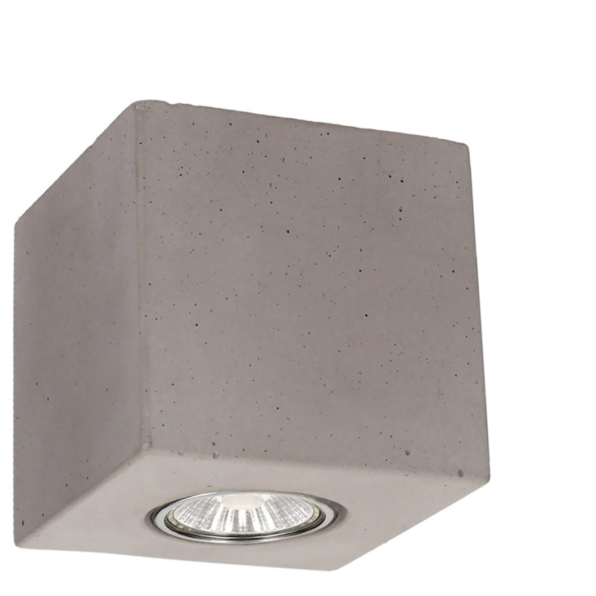 Deckenleuchte CONCRETEDREAM 1xGU10/6W/230V Beton – FSC-zertifiziert