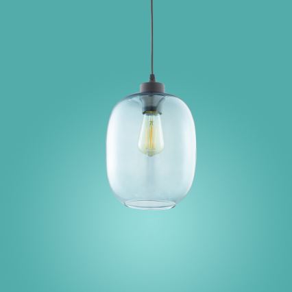 Deckenleuchte an Kabel ELIO 1xE27/15W/230V blau