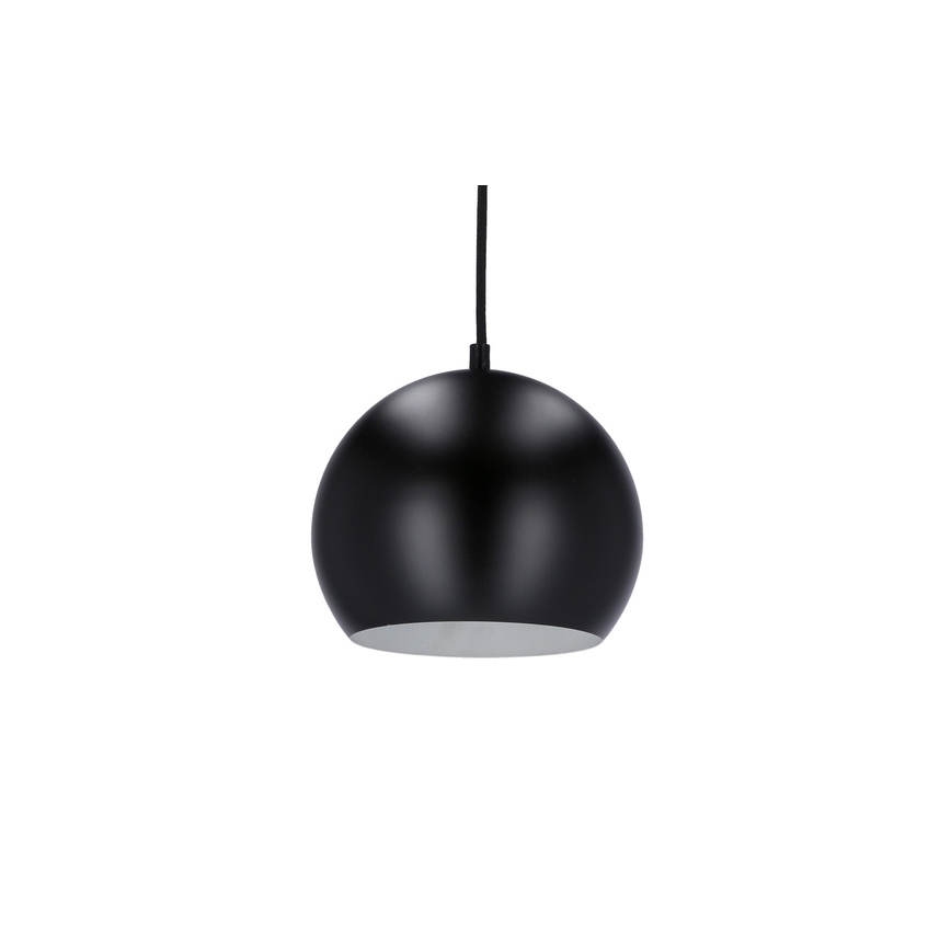 Deckenleuchte an Kabel FLEN 1xE27/40W/230V Ø 20 cm Schwarz