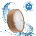 Deckenleuchte für Badezimmer OAK 2xE27/15W/230V IP54 Eiche ø 27 cm