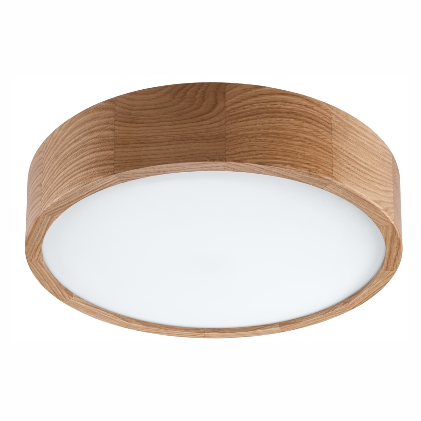 Deckenleuchte für Badezimmer OAK 3xE27/15W/230V Eiche ø 37 cm IP54