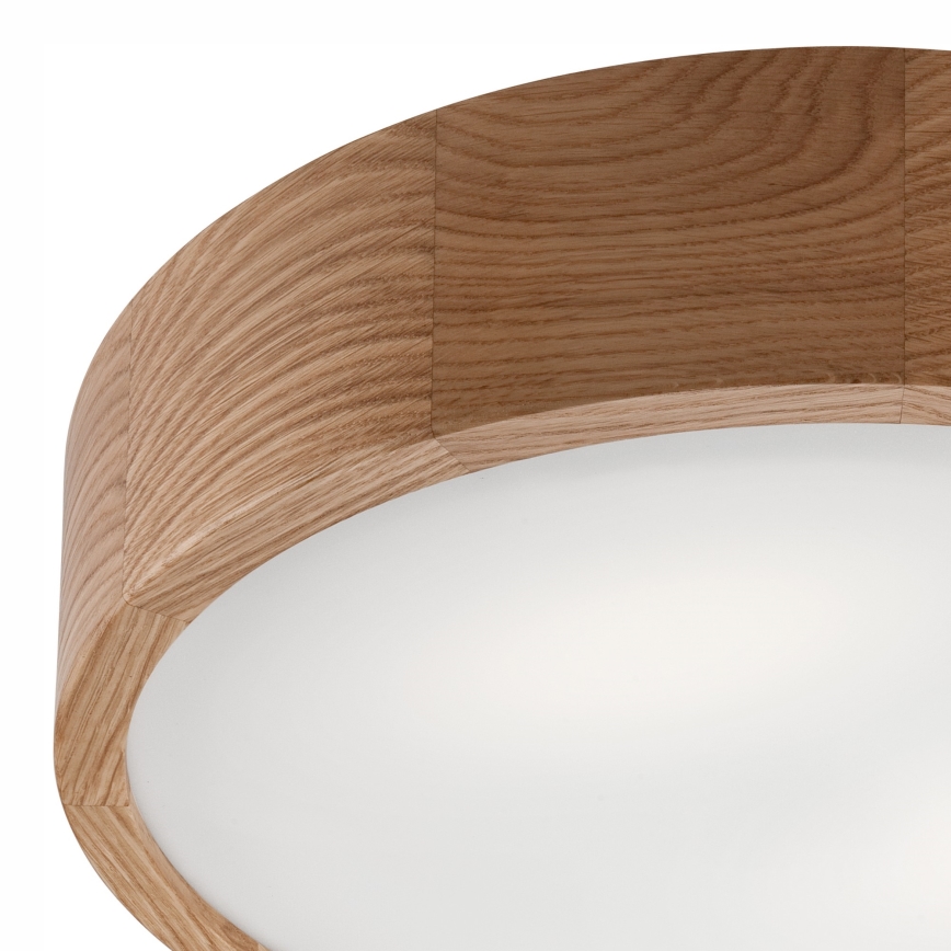 Deckenleuchte für Badezimmer OAK 3xE27/15W/230V Eiche ø 37 cm IP54