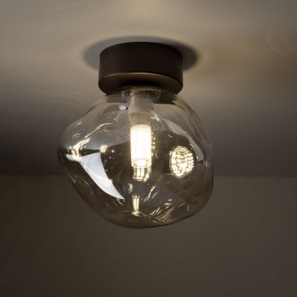 Deckenleuchte LAVA 1xG9/8W/230V Bronze/rauchiges Beige