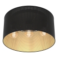 Deckenleuchte LOFT SHADE 3xE27/60W/230V schwarz/gold, aufgesetzt