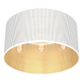 Deckenleuchte LOFT SHADE 3xE27/60W/230V weiß/gold