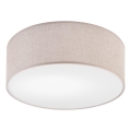 Deckenleuchte MONTE 1xE27/60W/230V, Ø 35 cm, Beige