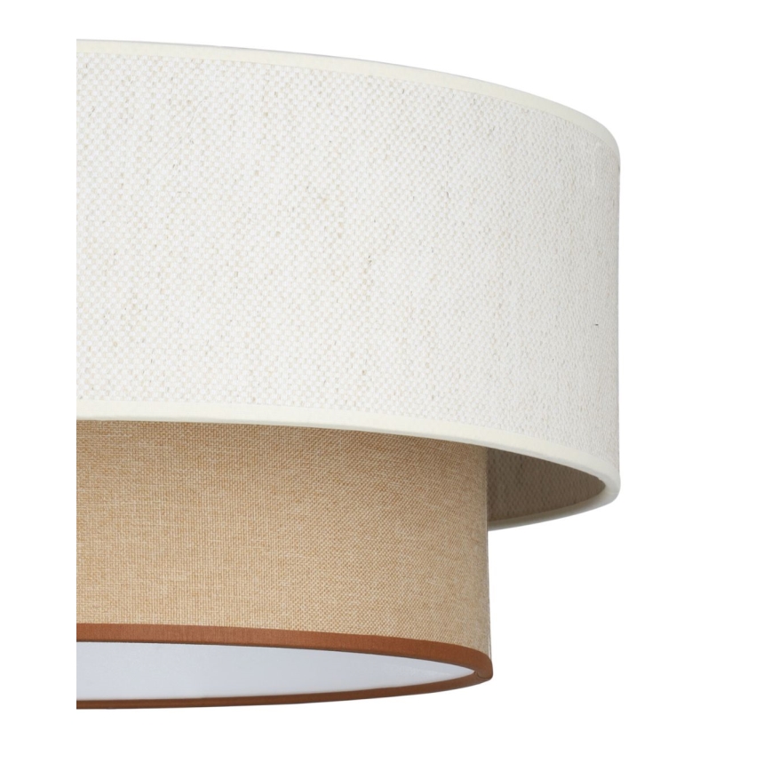 Deckenleuchte NATIA 1xE27/60W/230V weiß/braun