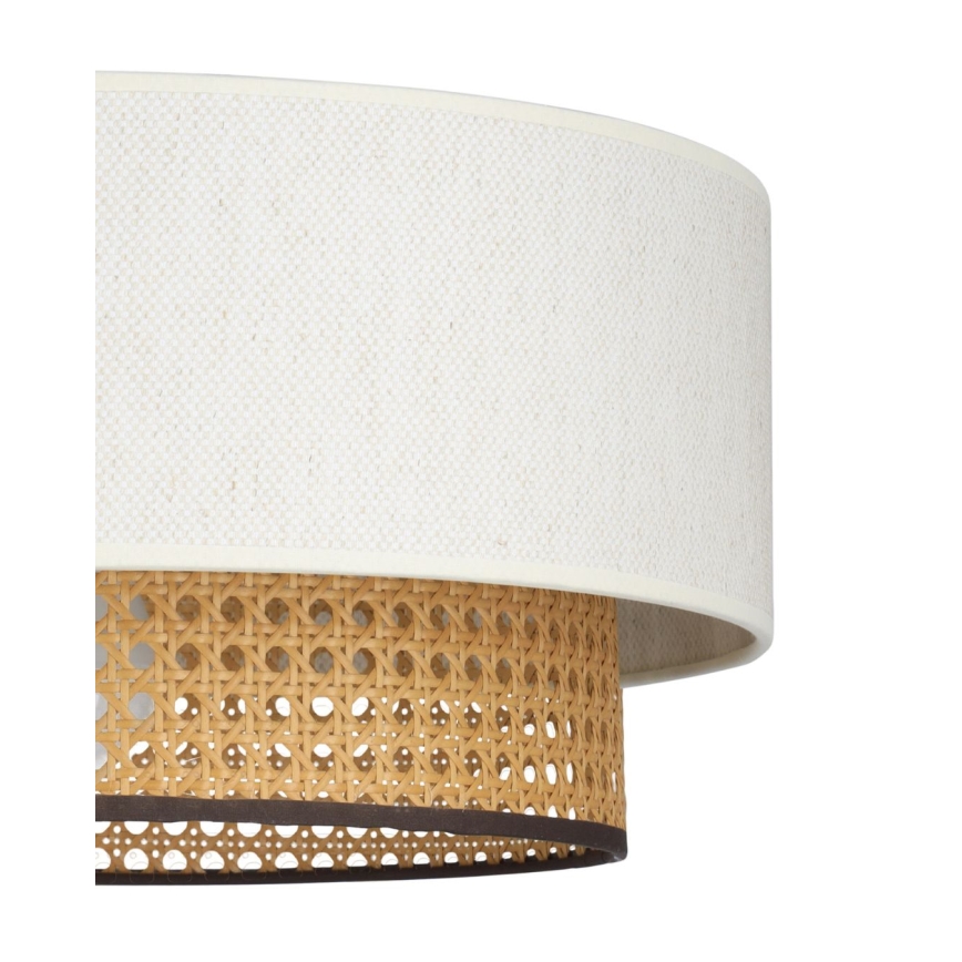 Deckenleuchte NATIA 1xE27/60W/230V weiß/braun