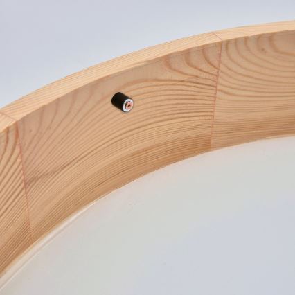 Deckenleuchte NATURAL 3xE27/60W/230V Ø 47 cm Kiefer