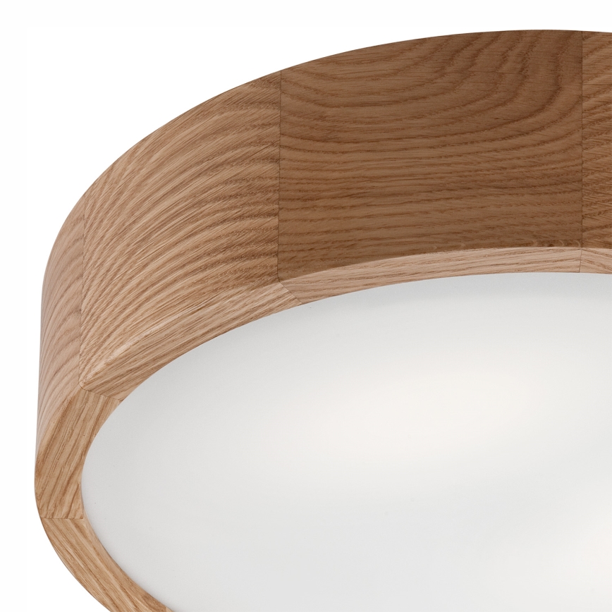 Deckenleuchte OAK 2xE27/60W/230V Eiche Ø 37,5 cm