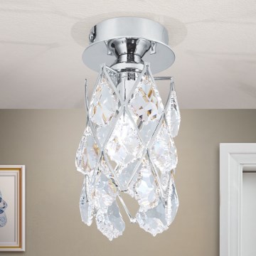 Deckenleuchte RITA 1xG9/40W/230V, Ø 9 cm, glänzender Chrom