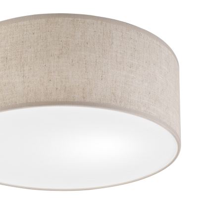 Deckenleuchte SIRJA 1xE27/15W/230V Ø 35 cm beige