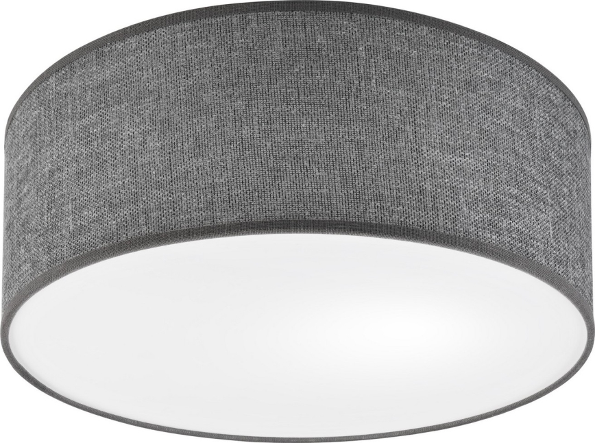 Deckenleuchte SIRJA 1xE27/15W/230V Ø 35 cm grau