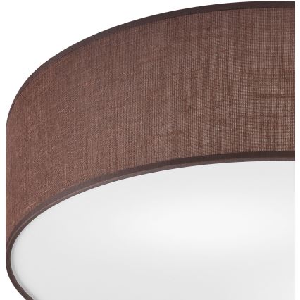 Deckenleuchte SIRJA 2xE27/60W/230V Ø 45 cm Braun