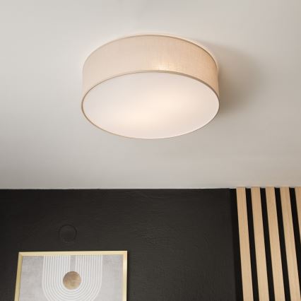Deckenleuchte SIRJA 2xE27/60W/230V Ø 45 cm Beige