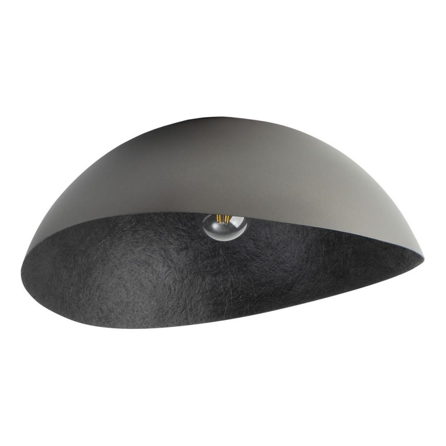Deckenleuchte SOLARIS 1xE27/60W/230V Ø 69 cm Silber/Schwarz