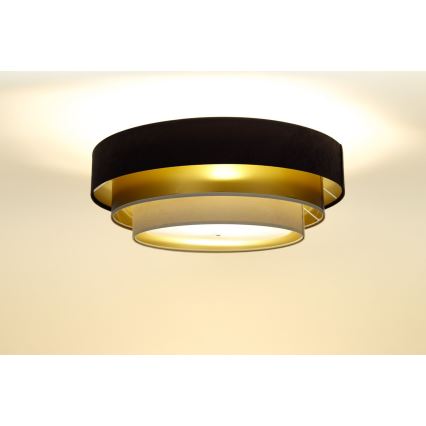Deckenleuchte TRINITI 2xE27/60W/230V Braun/Gold/Beige