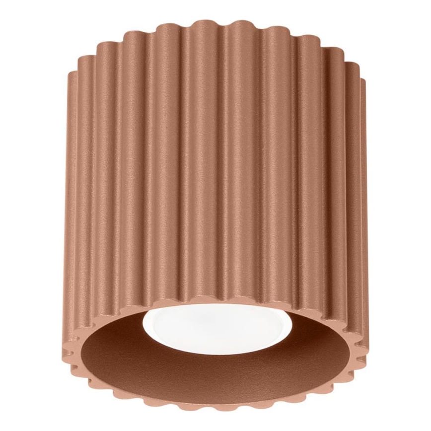 Deckenspot AURA 1xGU10/10W/230V 10 cm braun