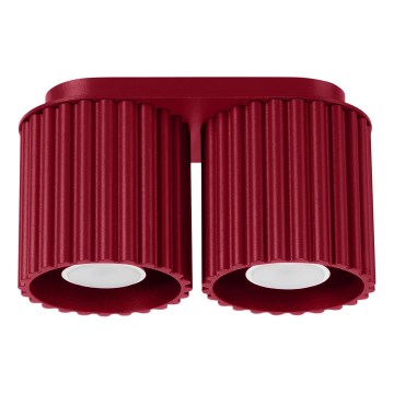 Deckenspot AURA 2xGU10/10W/230V rot